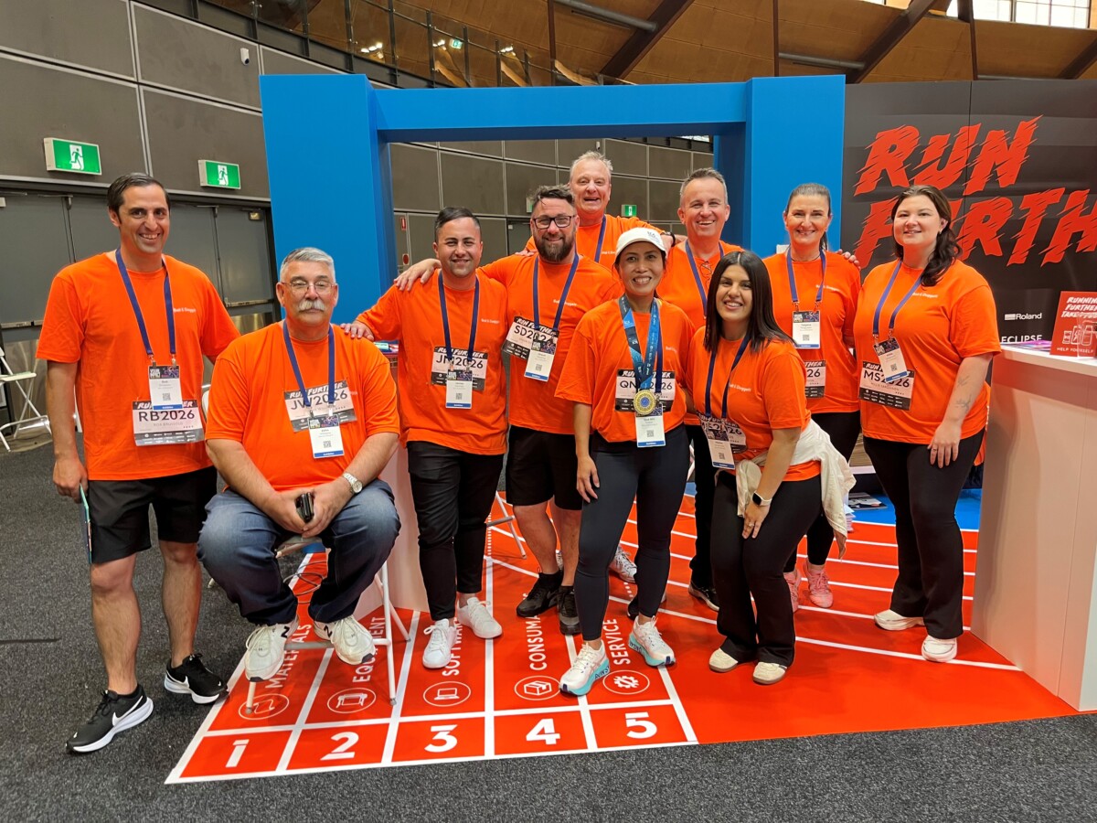 The Ball & Doggett team run together