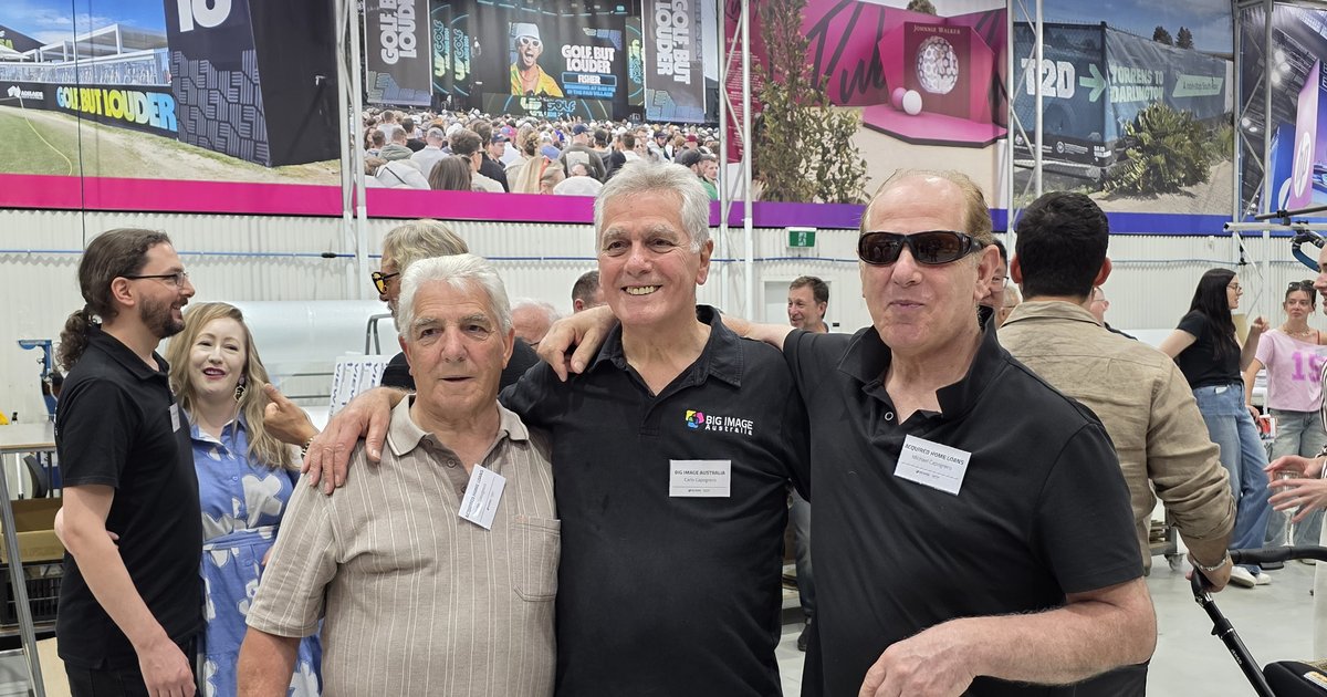 Big Image Australia Open Day: Joe Capogreco (Acquired Home Loans), Carlo Capogreco (Big Image Australia), Michael Capogreco (Acquired Home Loans)